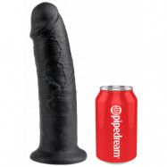 KING COCK 10 INCH BLACK DILDO