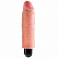 King Cock Stiffy Vibrerande Dildo 15,2 cm - Svart