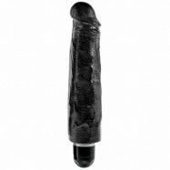 King Cock Stiffy Vibrerande Dildo 18 cm - Svart