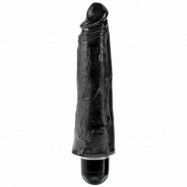 King Cock Stiffy Vibrerande Dildo 23,3 cm - Svart