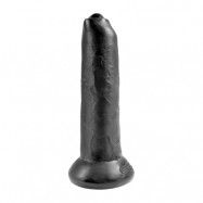 King Cock Uncut 23cm Svart