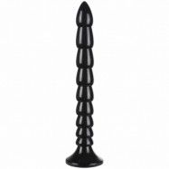 Ouch! Stacked Anal Snake Dildo 30 cm - Svart