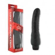 PERFECT PLEASURES VIBRATOR DILDO SVART 22CM