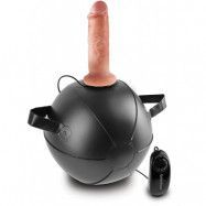 Pipedream: King Cock, Vibrating Mini Sex Ball, svart