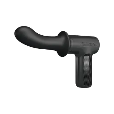 Pretty Love: DJ Doctor, Massage Gun with Dildo, svart