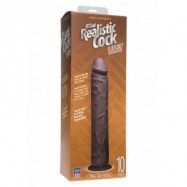 REALISTIC COCK 10'' NO BALLS BLACK