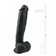 Realistic Dildo Black - 26,5 cm