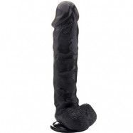 RealRock: Realistic Cock, 34 cm, svart