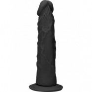 RealRock Skin: Realistic Dildo, 19 cm, svart