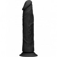 RealRock Skin: Realistic Dildo, 24 cm, svart