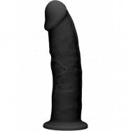 RealRock Ultra: Silicone Dildo / Dual Density, 15 cm, svart