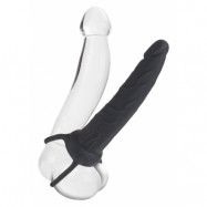 Silicone Dual Penetrator Black