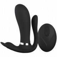 Sinful Triple Teaser Fjärrstyrd Vibrator - Black