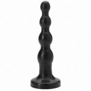 Tantus Ripple Silikon Dildo Large - Svart