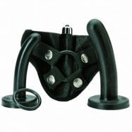 Tantus Strap-on Bend Over Beginner Kit - Black