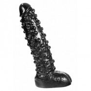 TONGUEBITER DILDO LARGE BLACK - 23 cm Penetration