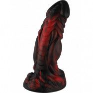 Wildolo: Merman Fantasy Suction Cup Dildo, 16 cm, svart