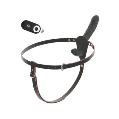 Wireless Vibrating Double Strap-On