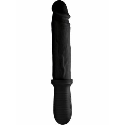 XR Master Series: 8X Auto Pounder, Thrusting Dildo, svart