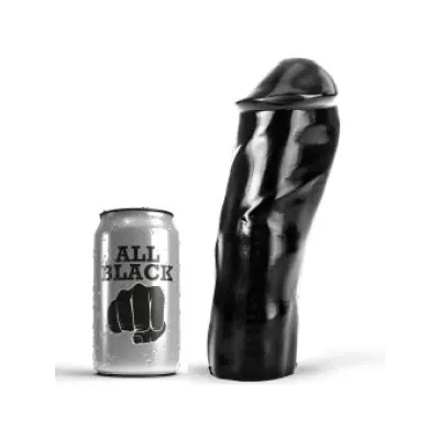 All Black Dildo Realistic 20 Cm