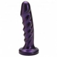 Tantus Echo Räfflad Dildo Vibrator   - Lila