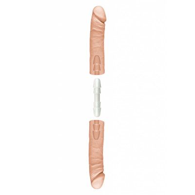 THE DOUBLE D VANILLA 16 INCH - 40CM LÅNG DUBBEL DILDO