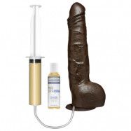 TitanMen Piss Off Vac-U-Lock Sprutdildo - Brun