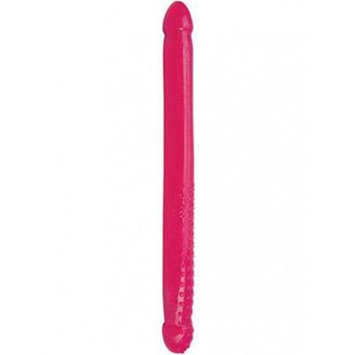 Topco: Sex Please, 16 inch Double Pleasure Dong, rosa