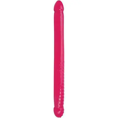 Topco: Sex Please, 16 inch Double Pleasure Dong, rosa