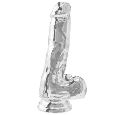 ToyJoy Clear Dildo TPE 16 cm CLEAR