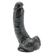 Get Real Dildo 20,5 Cm With Balls Black