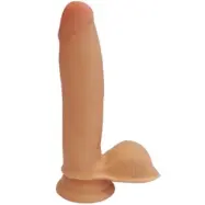 Get Real Dual Density Dildo 12 Cm Balls Skin