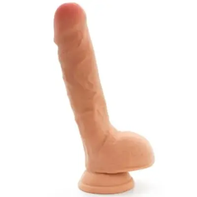 Get Real Dual Density Dildo 25,5 Cm Balls Skin