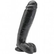 ToyJoy Get Real Cock With Balls Black 25,5 cm