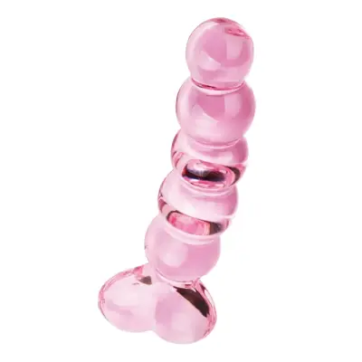 ToyJoy Glass Worxx Crystal Heart Anal Dildo