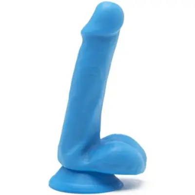 Toyjoy Happy Dicks Dildo Pvc 15 Cm Blue