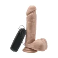 Get Real Dildo 18 Cm With Balls Vibrator Skin