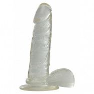 TOYZ4LOVERS Jelly Dildo Real Rapture Clear 17cm