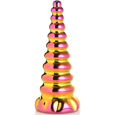 Twilight Rainbow Glass Dildo 16 cm