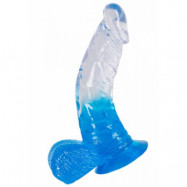 TwoTone Dildo 6 Inch, Blue