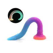 Unicorny Luminous Mixed Color Anal Dildo 47 cm