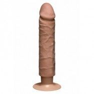 UR3 COCK VIBR 8'' NO BALLS BROWN