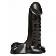 Vac-u-lock 6" Ballsy Super Cock Code Black