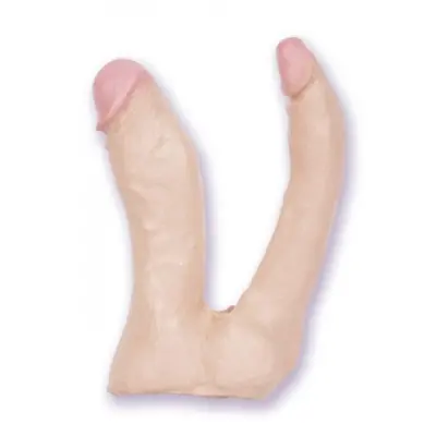 Vac-U-Lock Natural Double Penetrator