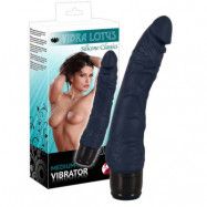 Vibra Lotus - dildo med vibrator, Grey