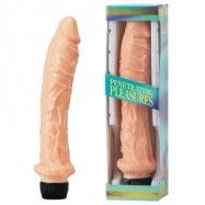 VINYL PENIS SHAPE VEINS VIBRATOR - Ådrad penisformad dildo vibrator storsäljare