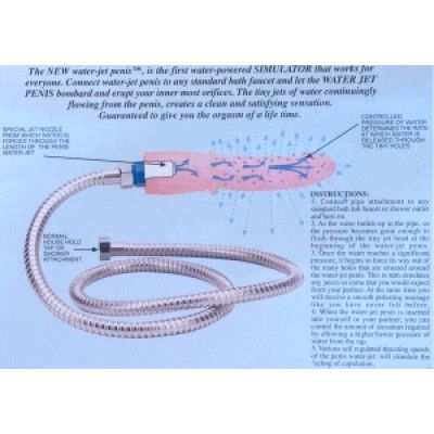 Water jet penis