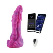 Wildolo: Fantasy Nessie Dildo Vibrator with App, 21 cm