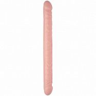 Willie City Realistisk 2-Way Dubbeldildo 43 cm - Nude