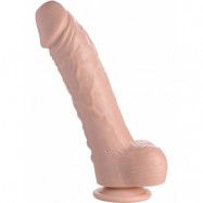 Loadz: Vibrating Squirting Dildo, 22cm, ljus hudton